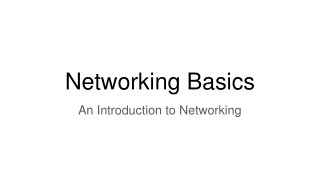 Networking Basics