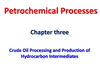 Petrochemical Processes