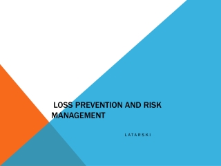 loss prevention and risk management