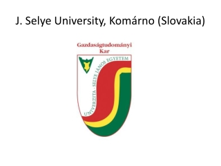 J. Selye University, Komárno (Slovakia)