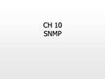 CH 10 SNMP