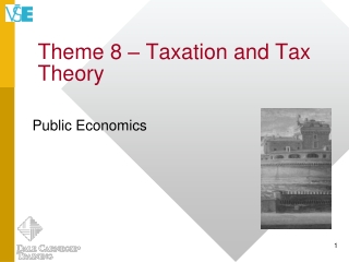 Theme 8 – Taxation and Tax Theory