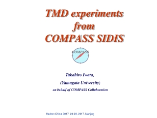 TMD experiments from COMPASS SIDIS