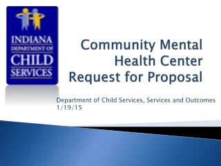 Community Mental Health Center Request for Proposal