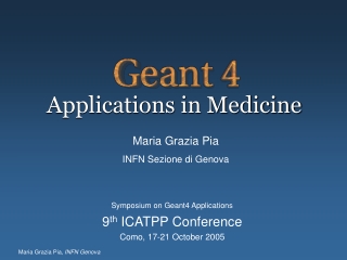 Applications in Medicine