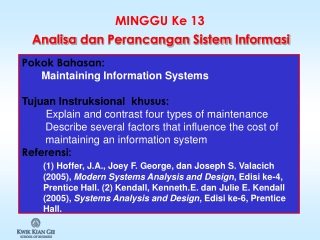 MINGGU Ke 13