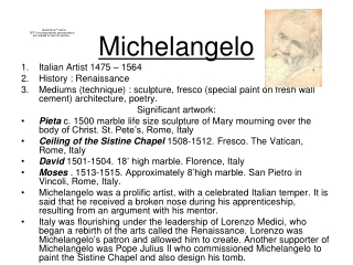 Michelangelo