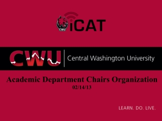Academic Department Chairs Organization 02/14/13