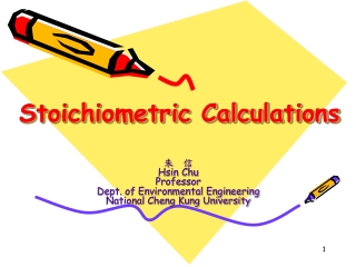 Stoichiometric Calculations