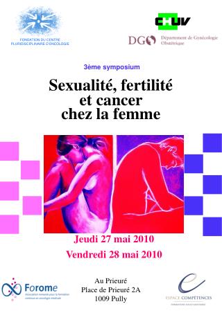Sexualité, fertilité et cancer chez la femme