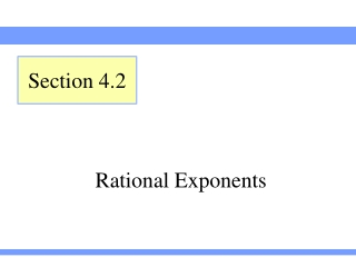 Rational Exponents