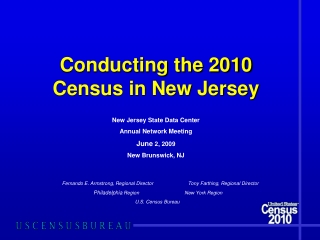 Conducting the 2010 Census in New Jersey