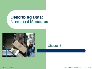 Describing Data: Numerical Measures