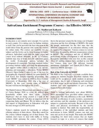 SattvaGuna Enrichment Programm Course An Effective MOOC