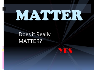 MATTER