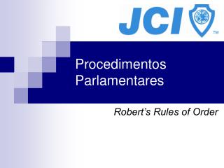 Procedimentos Parlamentares