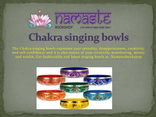 Chakra singing bowls
