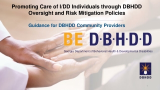 Georgia Department of Behavioral Health &amp; Developmental Disabilities