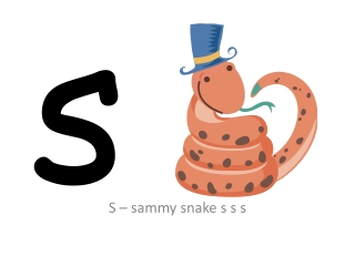 S – sammy snake s s s