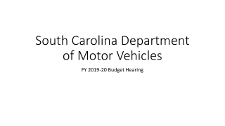 South Carolina Department of Motor Vehicles