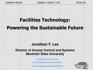 Facilities Technology: Powering the Sustainable Future