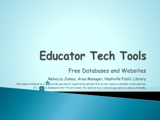 Educator Tech Tools