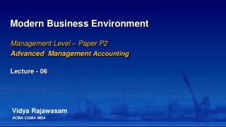 Modern Business Environment