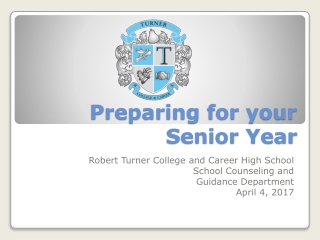 Preparing for your Senior Year