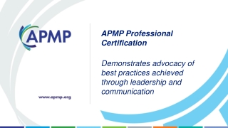 APMP Professional Certification