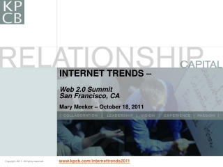 INTERNET TRENDS – Web 2.0 Summit San Francisco, CA Mary Meeker – October 18, 2011