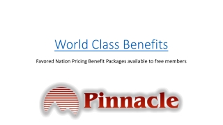 World Class Benefits