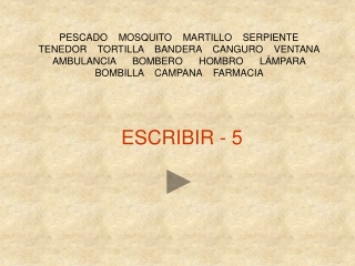 ESCRIBIR - 5