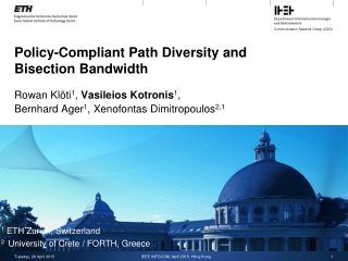 Policy-Compliant Path Diversity and Bisection Bandwidth