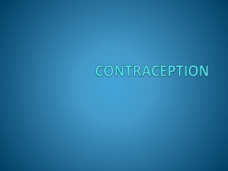 CONTRACEPTION