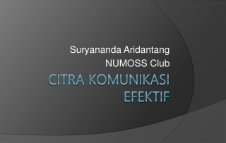 Citra Komunikasi Efektif