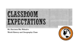 Classroom expectations