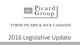 2016 Legislative Update