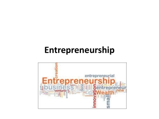 Entrepreneurship