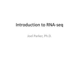 Introduction to RNA- seq