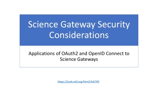 Science Gateway Security Considerations
