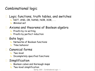 Combinational logic