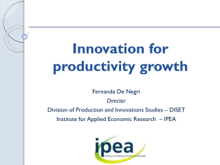 Innovation for productivity growth