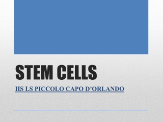 STEM CELLS