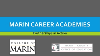 Marin career academies