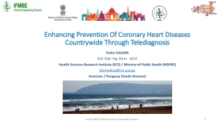 Enhancing Prevention Of Coronary Heart Diseases Countrywide Through Telediagnosis