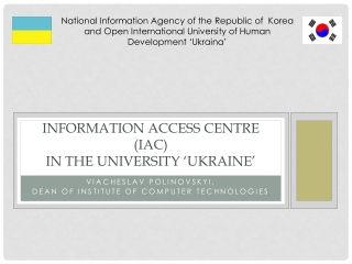 Information Access Centre (IAC) in the University ‘Ukraine’