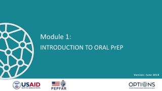 Module 1: INTRODUCTION TO ORAL PrEP