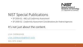 NIST Special Publications