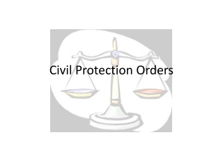 Civil Protection Orders