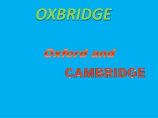 OXBRIDGE